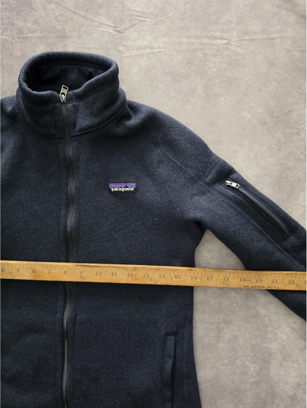 SKU0203 Patagonia Better Sweater Full Zip Fleece Jacket Navy Women's Small - Picture 5 of 9